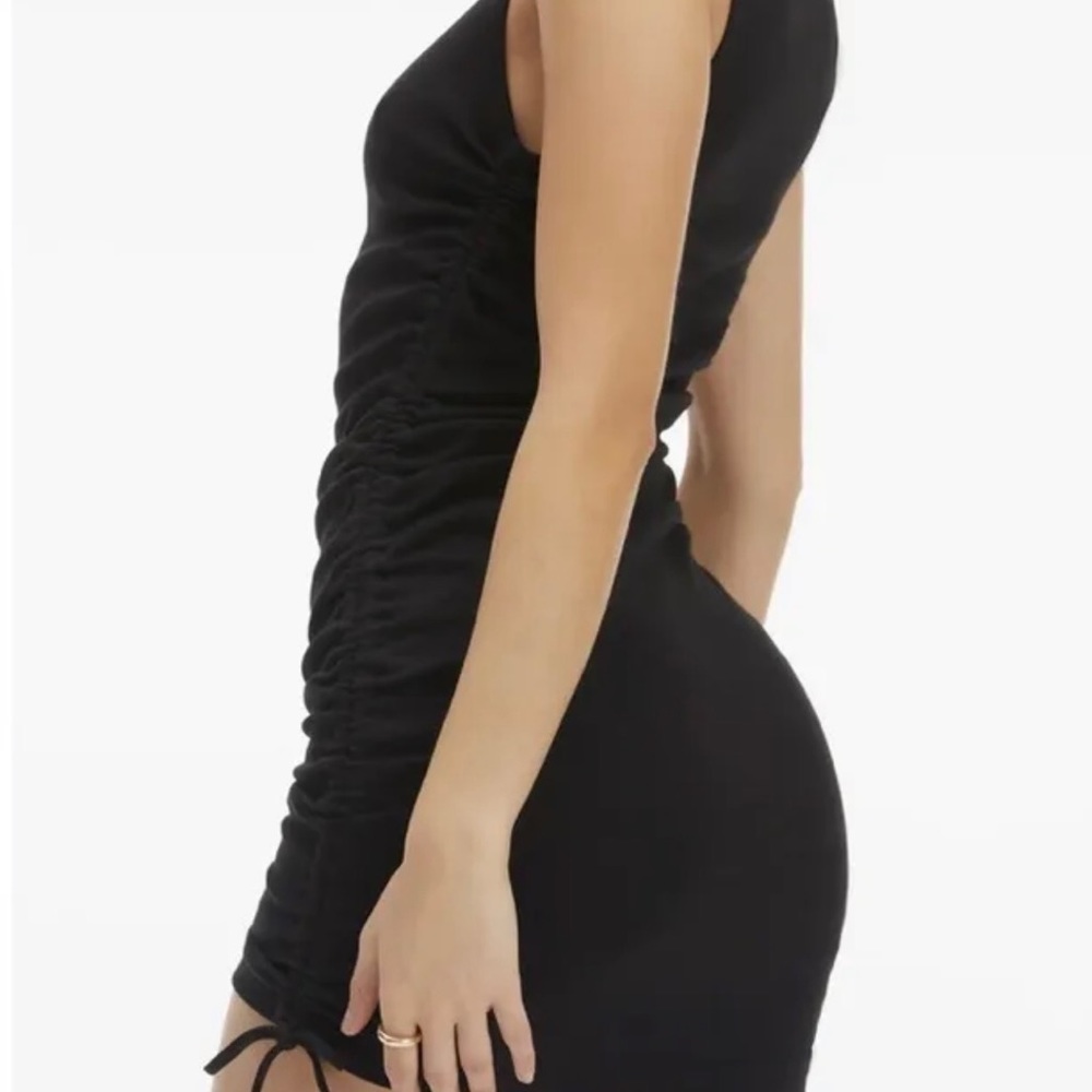 GOOD AMERICAN RUCHED MINI DRESS - Picture 3 of 7